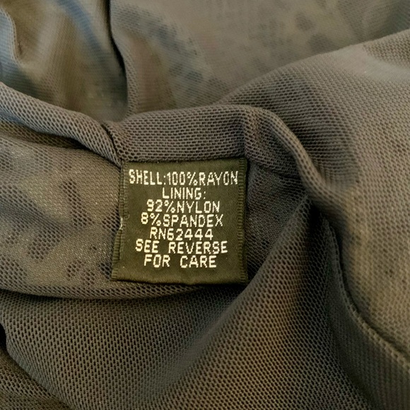 Nicole Miller Artelier Navy/Cream Dress Size 8 - Picture 4 of 7